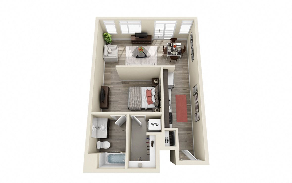 1000 South Broadway Apartments Aspen Floor Plan 1000 South Broadway Apartments Aspen Floor Plan